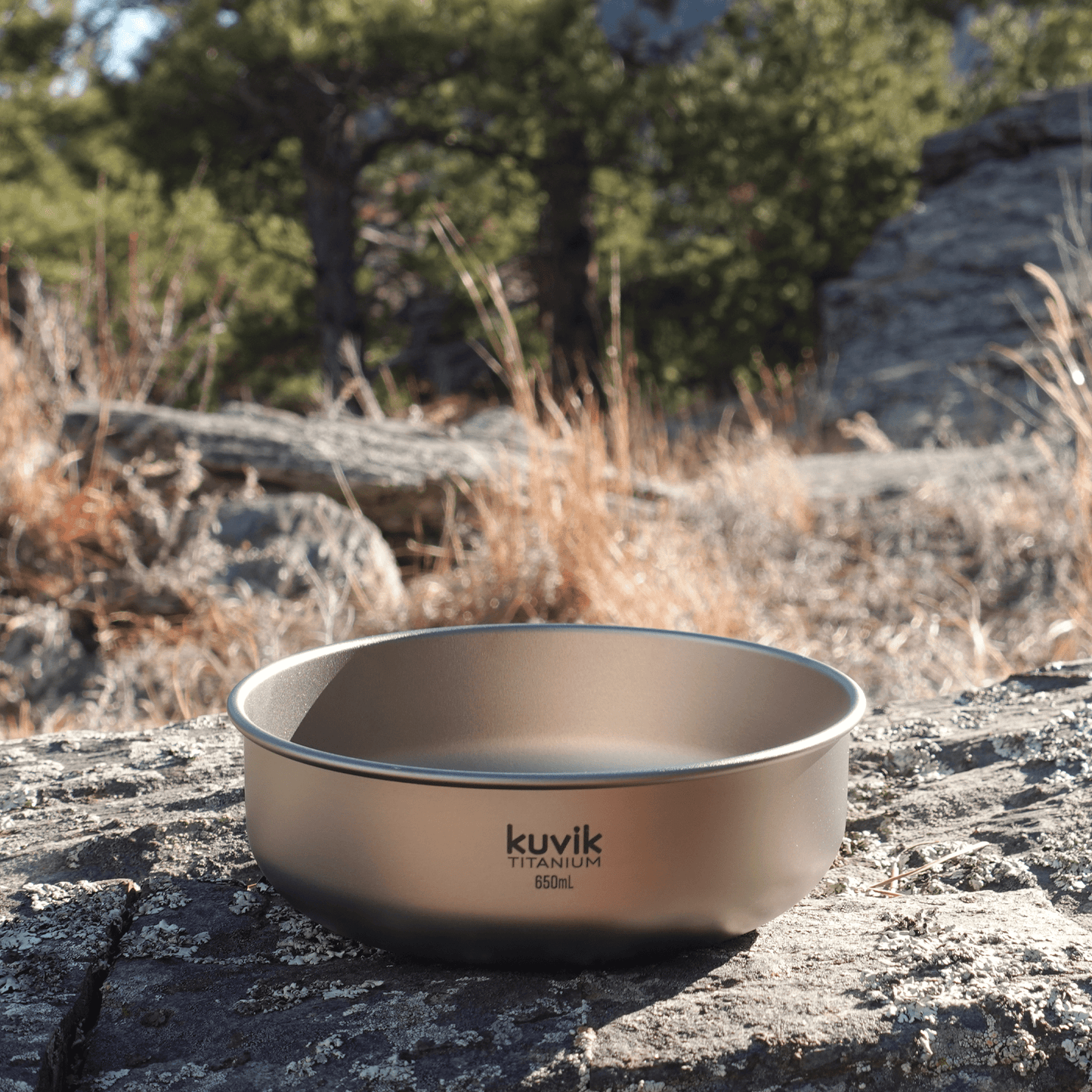 Kuvik 650ml Titanium Bowl