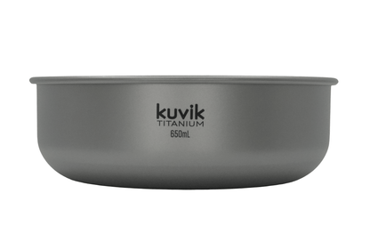 Kuvik 650ml Titanium Bowl