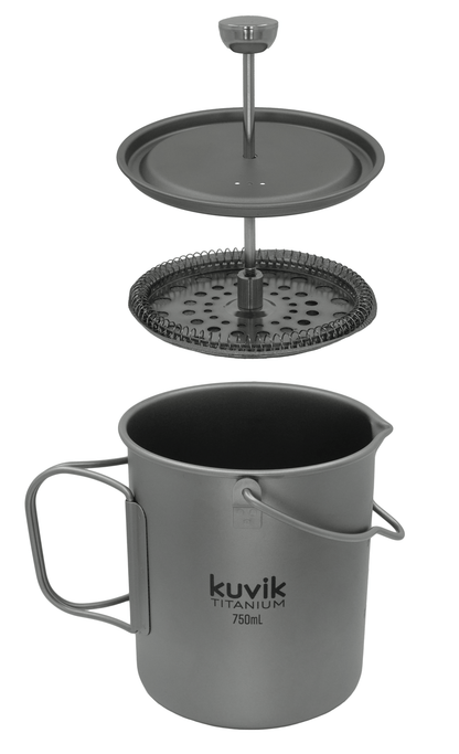 Kuvik 750ml Titanium French Press