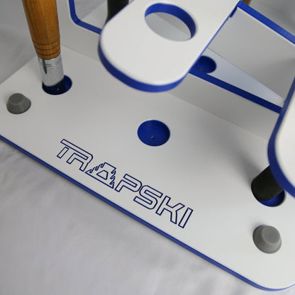 Made in the USA Fishing Rod Rack | 12 Pole Waterproof Wash-down | Dock, Garage, Boat, Storage