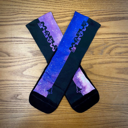 Maple Flip SUB6 6" Socks - Intergalactic