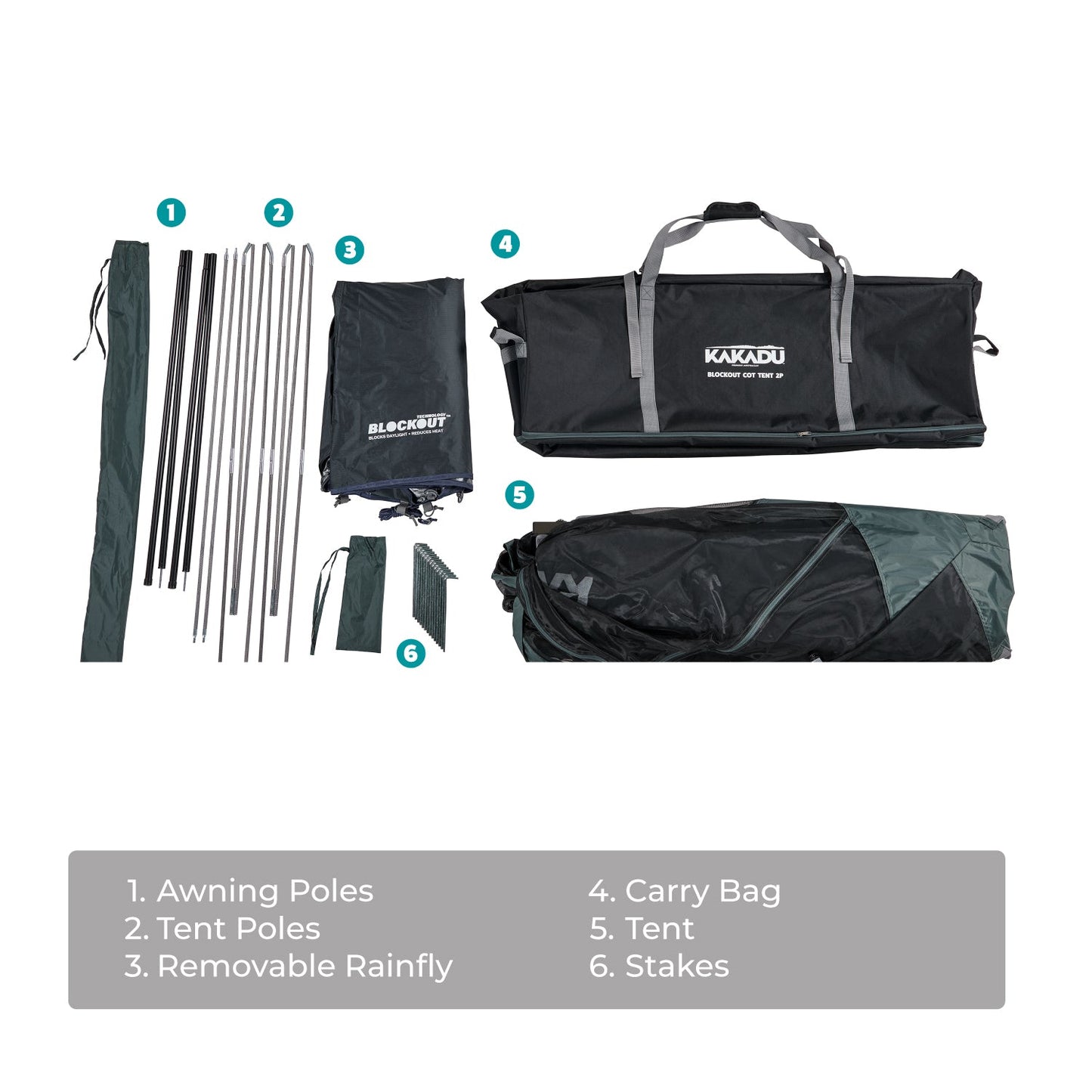 BlockOut® Cot Tent 2P