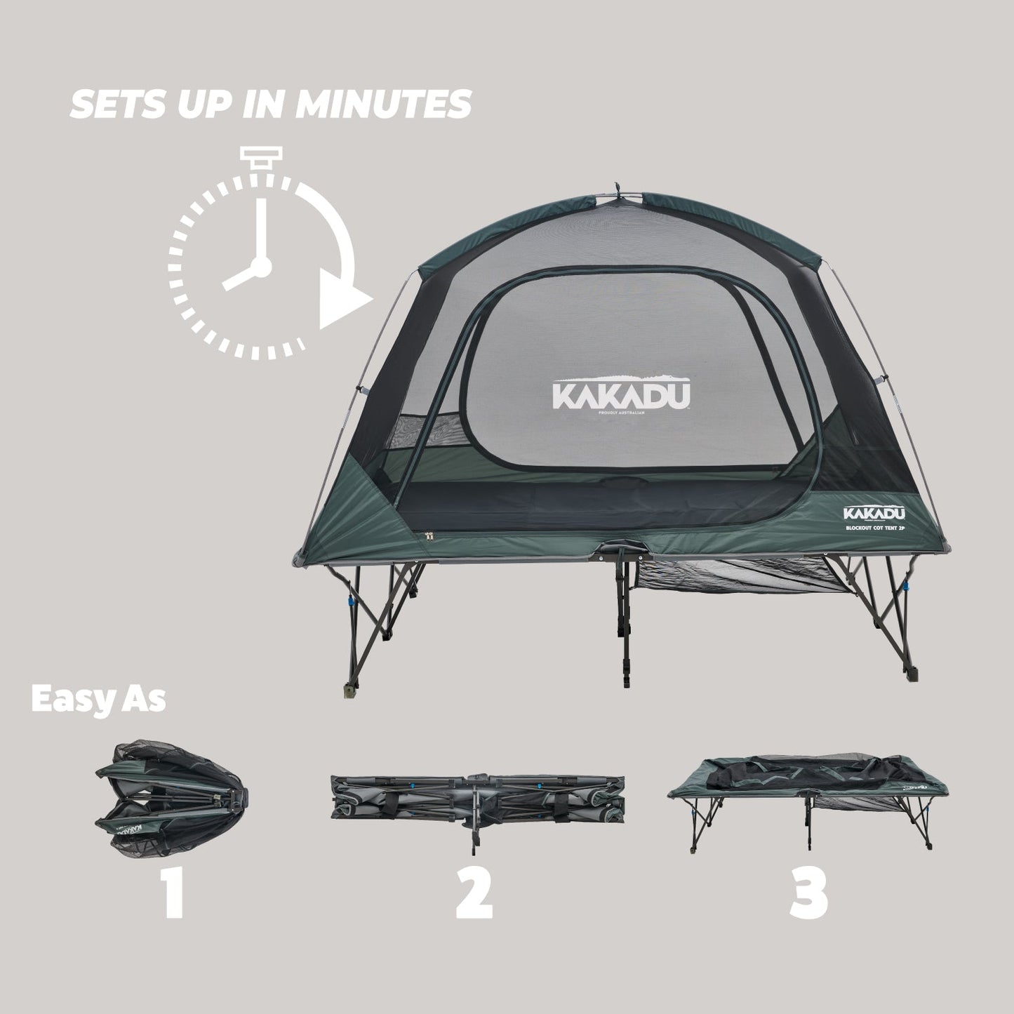 BlockOut® Cot Tent 2P
