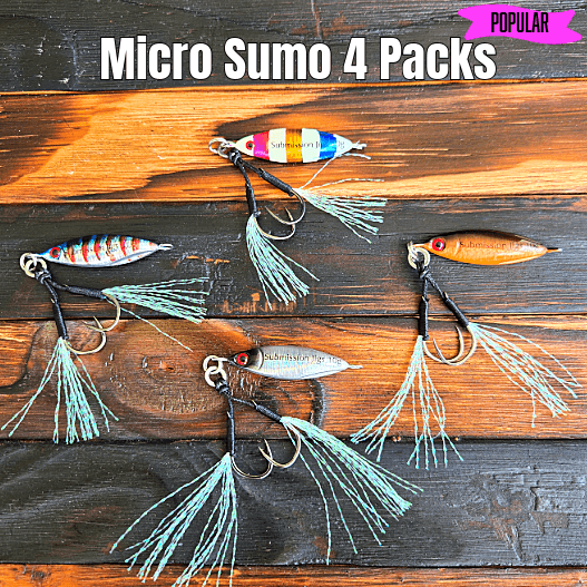 Submission Jigs - Micro Sumo - Slow Pitch Jigs - 4 Packs