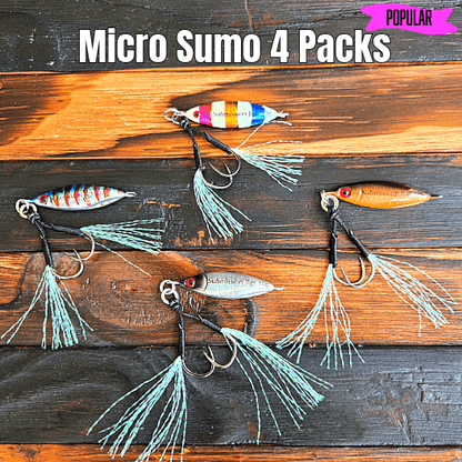 Submission Jigs - Micro Sumo - Slow Pitch Jigs - 4 Packs