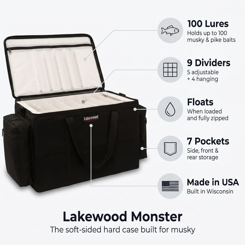 Musky Monster Freshwater Tackle Box