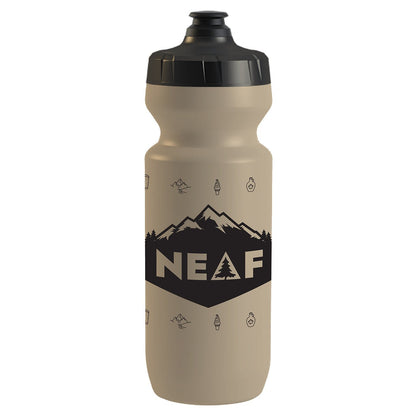 NEAF 22oz Purist Water Bottle Black Caps