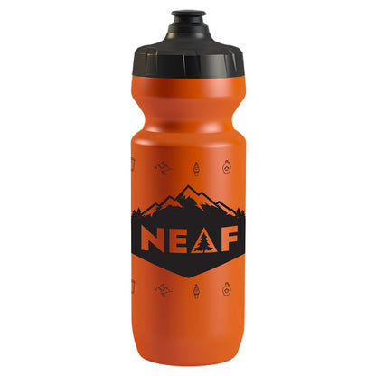 NEAF 22oz Purist Water Bottle Black Caps
