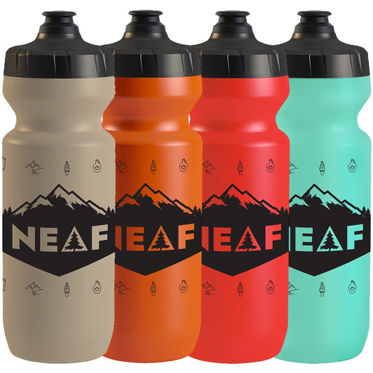 NEAF 22oz Purist Water Bottle Black Caps