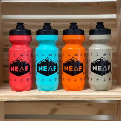NEAF 22oz Purist Water Bottle Black Caps