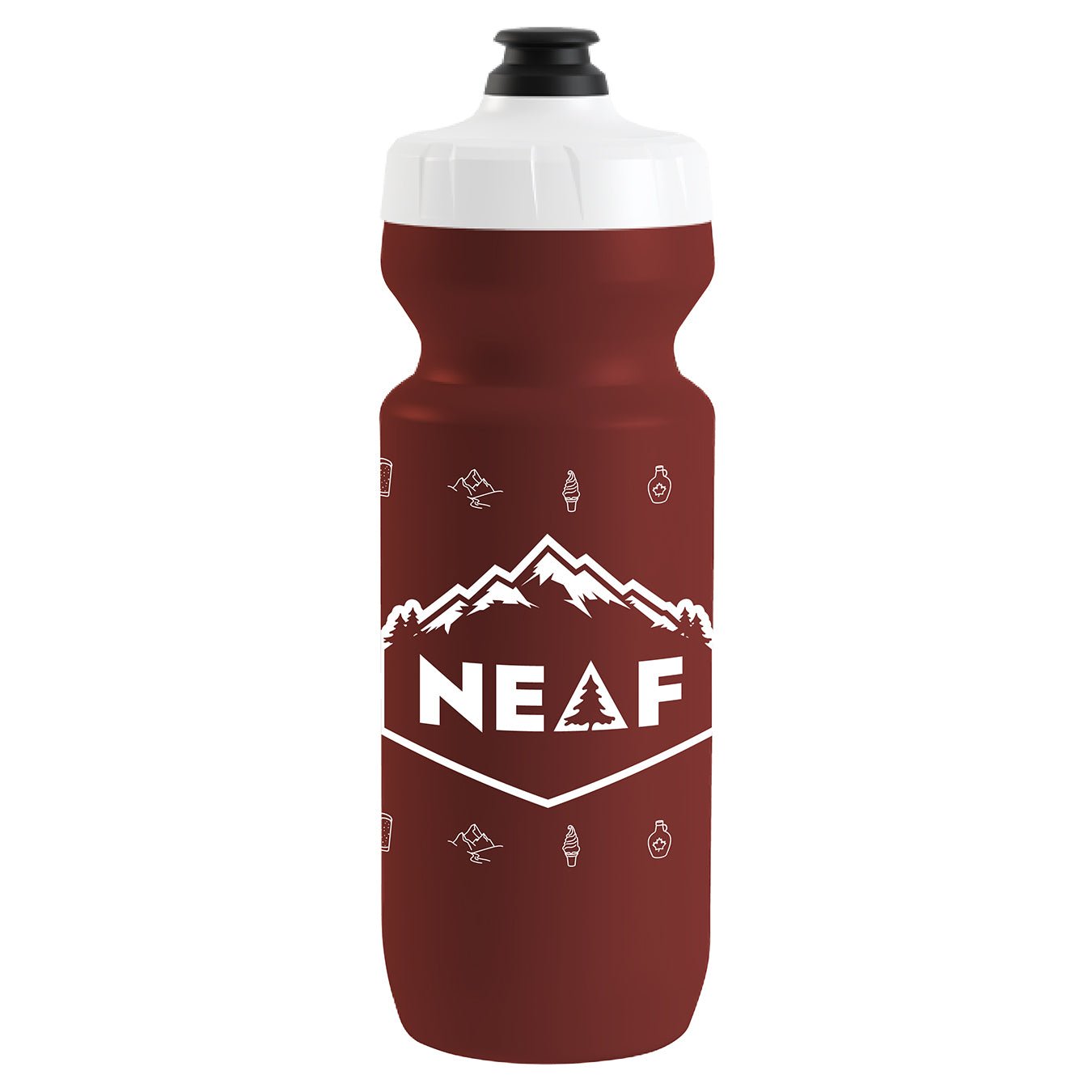 NEAF 22oz Purist Water Bottle White Caps