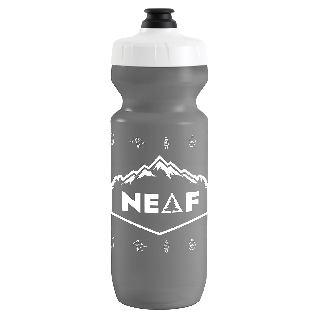 NEAF 22oz Purist Water Bottle White Caps
