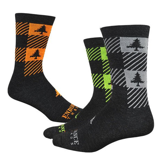 NEAF Check 6" Race Wool Sock - Standard
