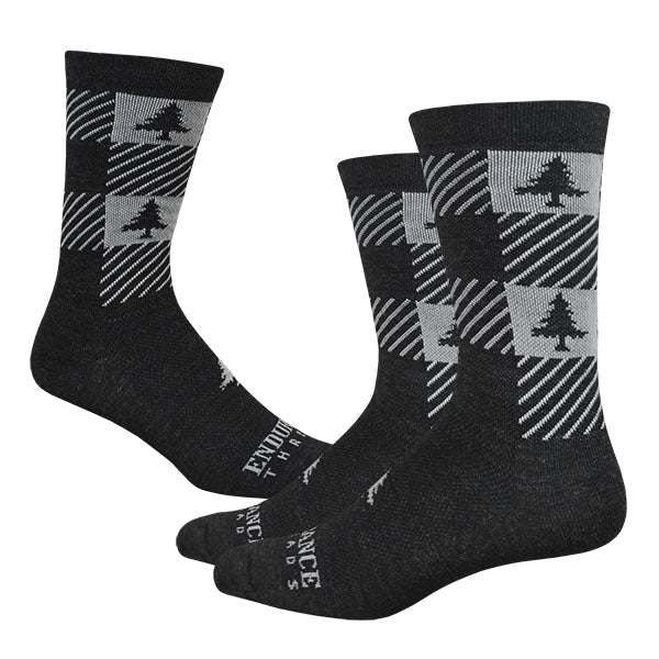 NEAF Check 6" Race Wool Sock - Standard