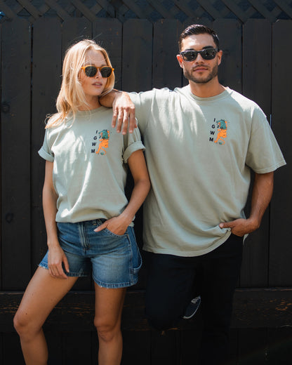 "Nothing But The Blood" Sandstone Premium Melon Tee