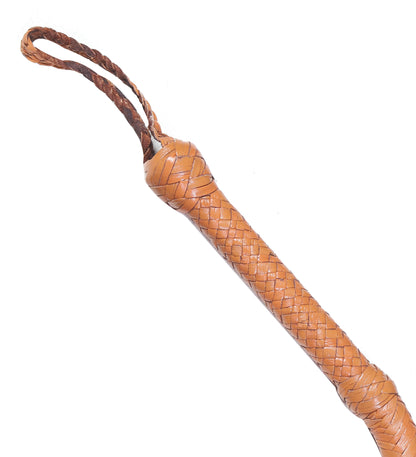 Genuine Tan Leather Bull Whip for Sale Online (4ft–16ft)