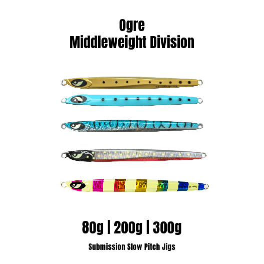 Submission Jigs - Ogre - Middleweight Slow Pitch Jigs
