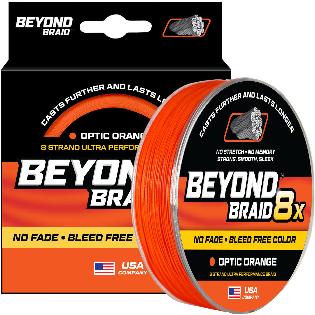 8 Strand No Fade Braided Fishing Line Series - Super Sleek & Smooth Braided Fishing Line - High Performance Fishing Line For Saltwater & Freshwater