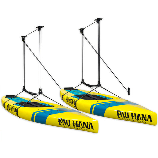 Essential SUP & Surfboard Garage Ceiling Storage Hoist | 2-Pack