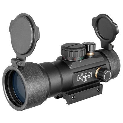 DIANA 1X40 Red Green Dot Sight Scope Tactical Optics Riflescope Fit 11/20mm Rail Rifle Scopes Hunting