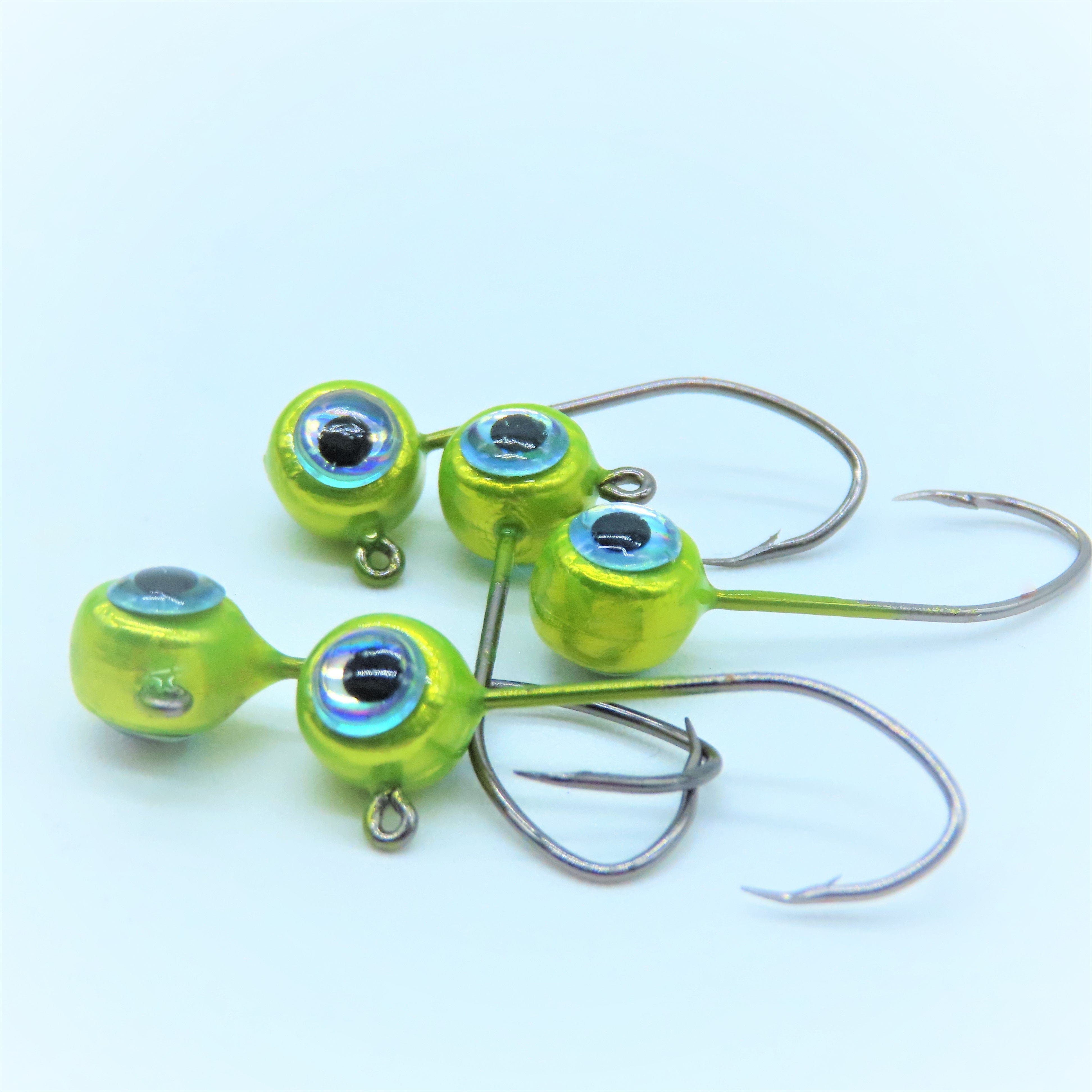 Free Style Jig Heads - 3D Eyes - 12 Pack - No Collar – Creek Life