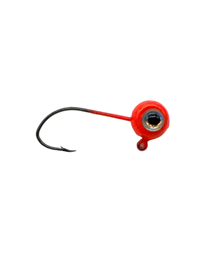 Free Style Jig Heads - 3D Eyes - 12 Pack - No Collar