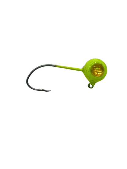 Free Style Jig Heads - 3D Eyes - 12 Pack - No Collar