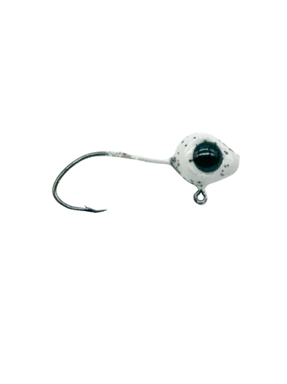 Free Style Minnow Jig Heads - 3D Eyes - 12 Pack - No Collar
