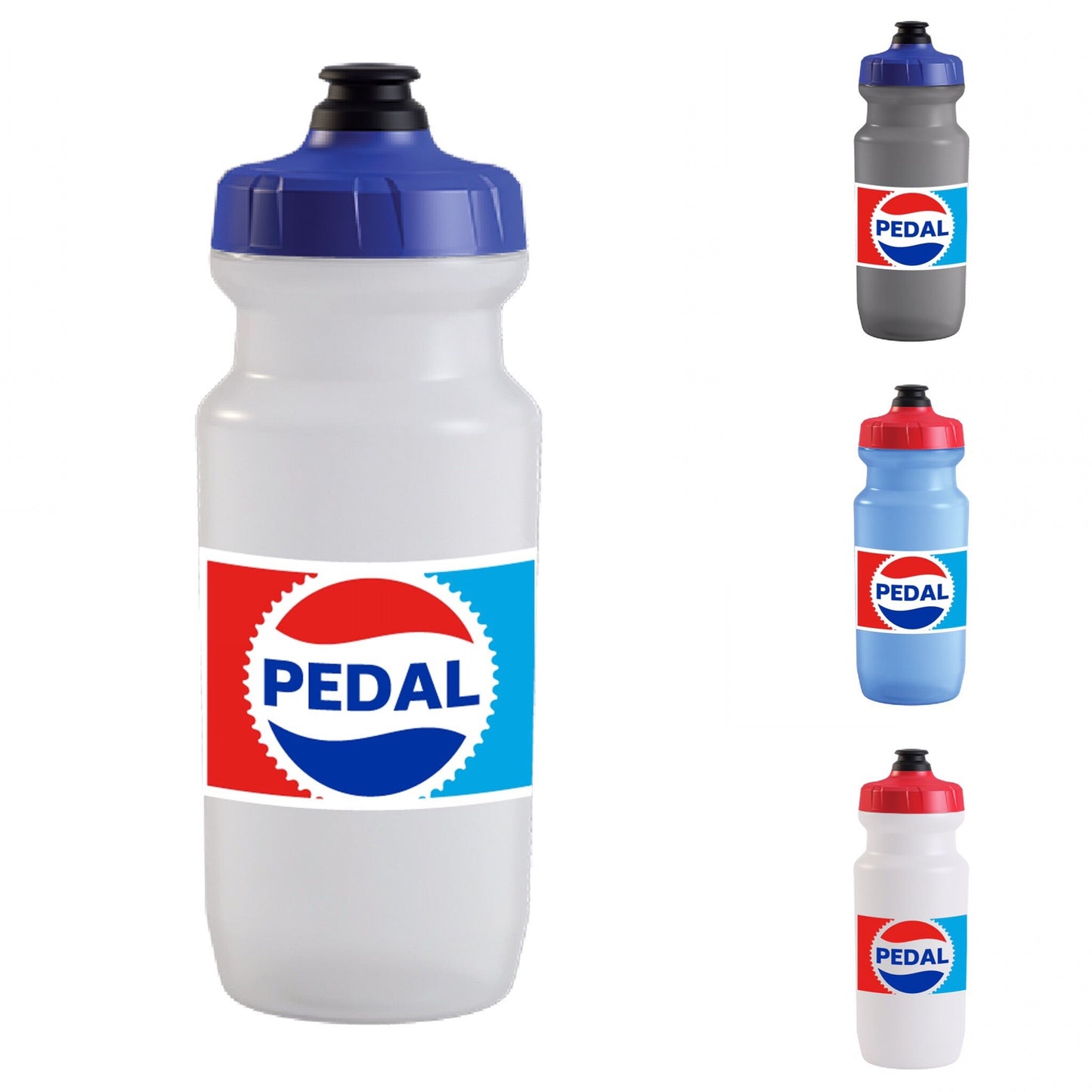 Retro Pedal 21oz Water Bottle with MoFlo Cap