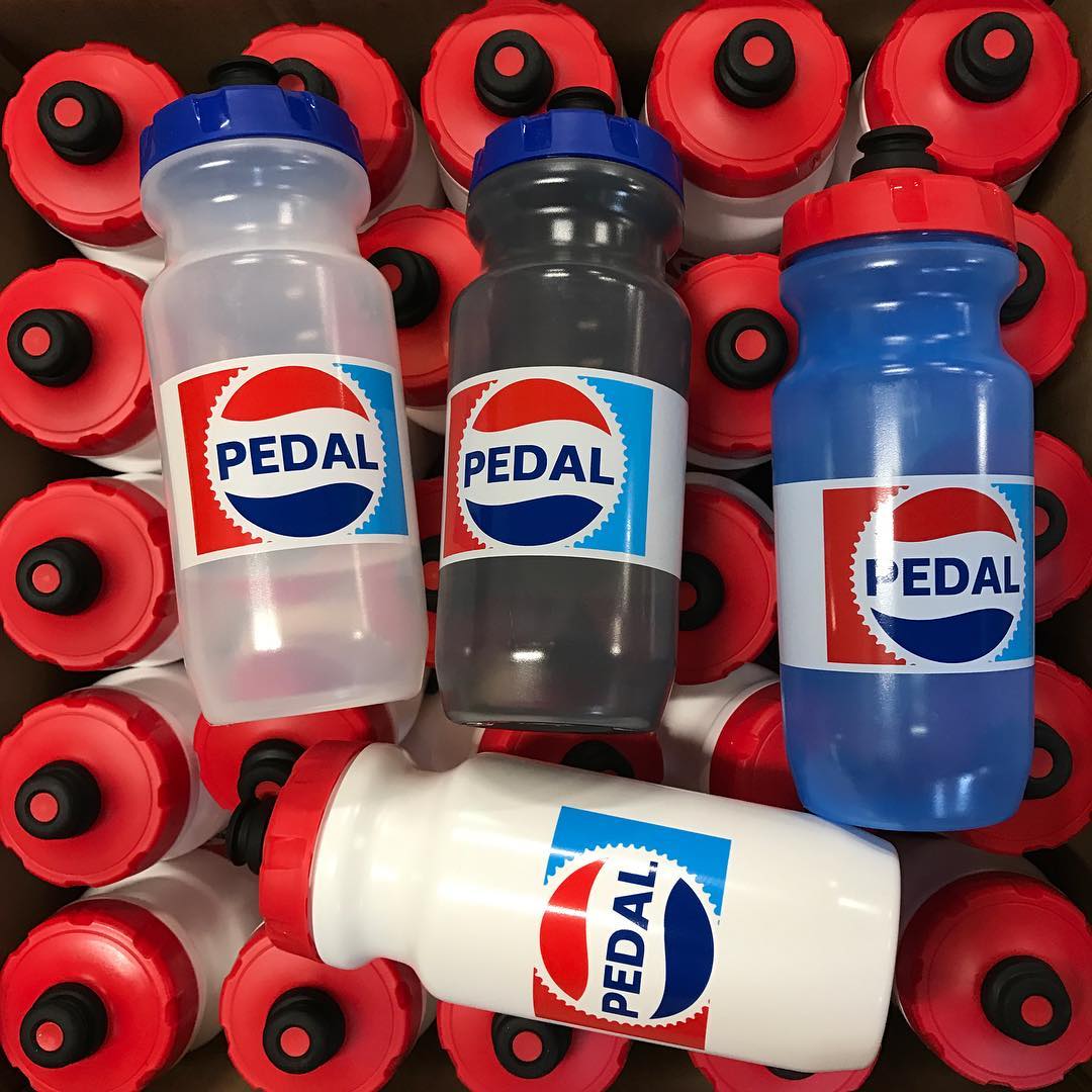 Retro Pedal 21oz Water Bottle with MoFlo Cap