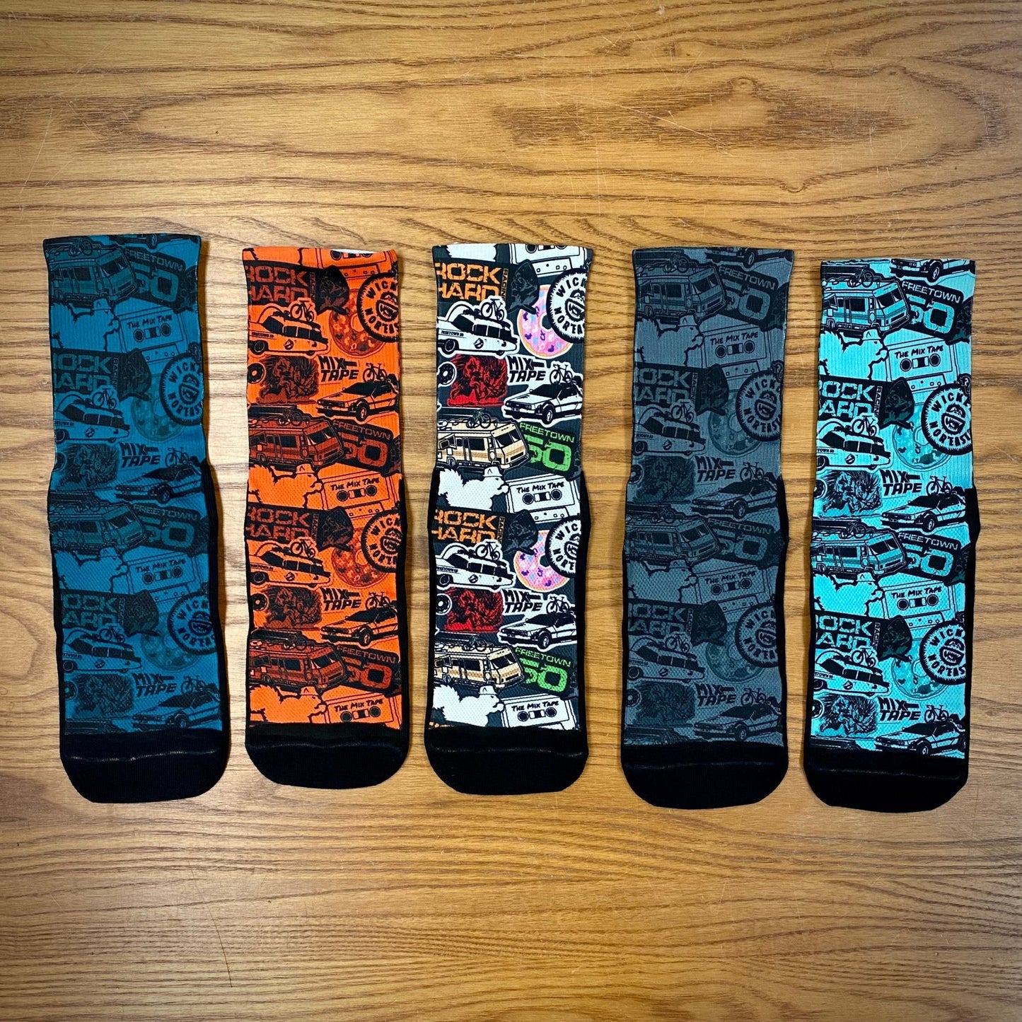 RHR Sticker Pack SUB6 6" Socks