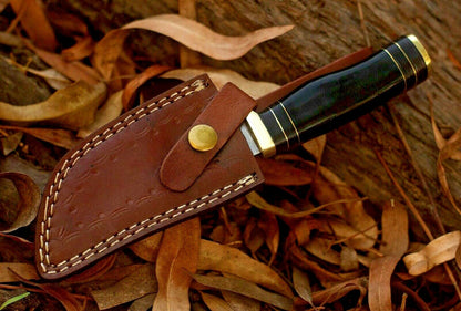 Custom Handmade Damascus Steel Hunting Knife
