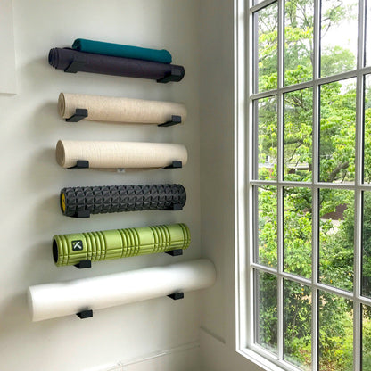 Serenity Yoga Mat Display | Minimalist Rack | Large