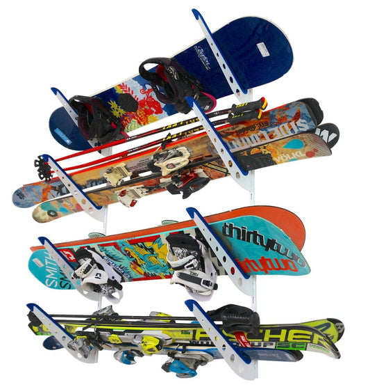 Jay Peak Ski & Snowboard Storage | Adjustable XSR | 4 Levels | White