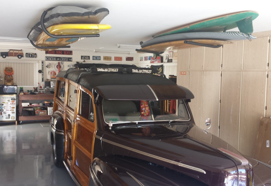 Hi-Port 1 | Surfboard Storage Ceiling Rack | Holds 50 lbs