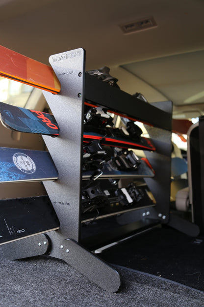 TRAPSKI Tower with Security Strap | Ski Mobile Rack | Inside SUVs, Vans, Crossovers & Hatchbacks