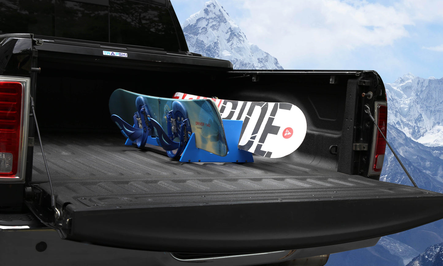 TRAPSKI DOUBLE Mobile All Mountain/Race/XC/Powder Ski and Standard Stance Snowboard Rack