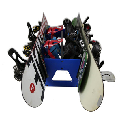 TRAPSKI DOUBLE Mobile All Mountain/Race/XC/Powder Ski and Standard Stance Snowboard Rack