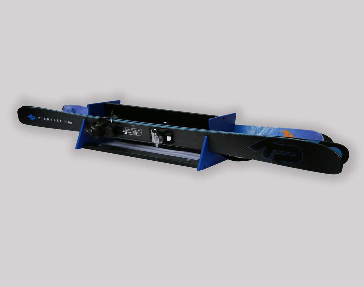 TRAPSKI DOUBLE Mobile All Mountain/Race/XC/Powder Ski and Standard Stance Snowboard Rack