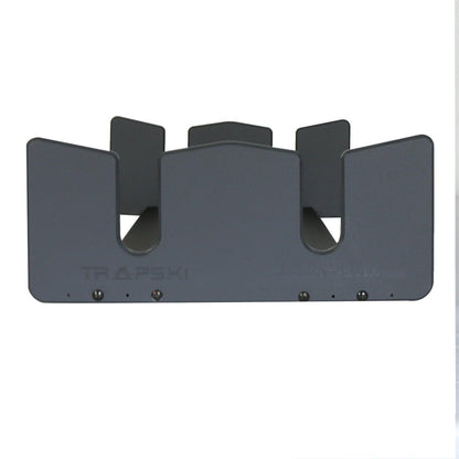 TRAPSKI Traveler Rack for Dual/Double Ski Travel Bags | Rack Insert is for Skis Only | High Quality Marine Grade HDPE Plastic | Slot Inserts & Strap Included | Made in the USA