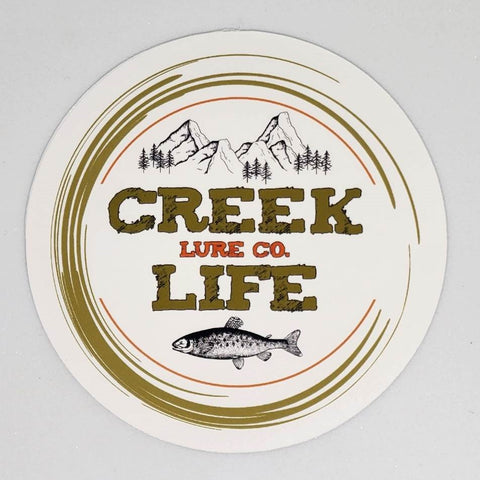 3" Inch Creek Life Sticker